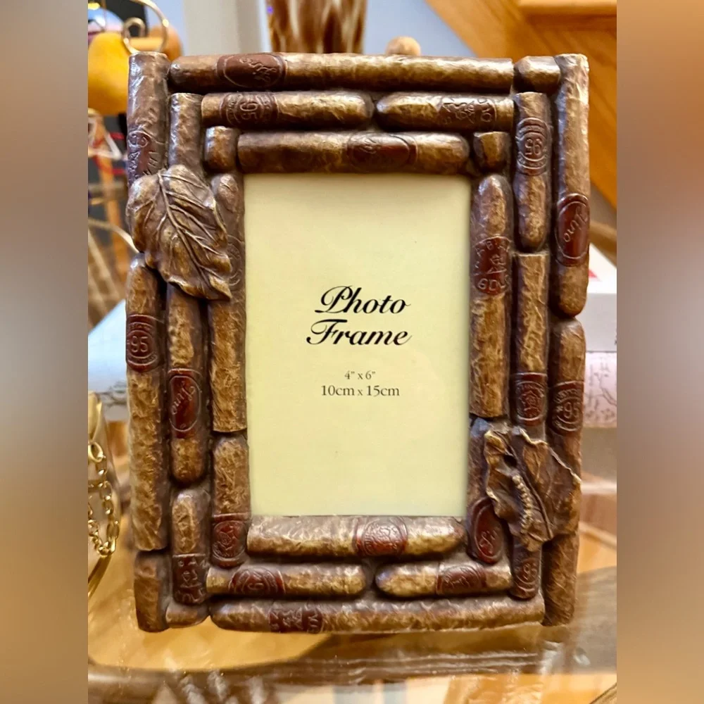 Heavy Vintage Cigar Picture Frame